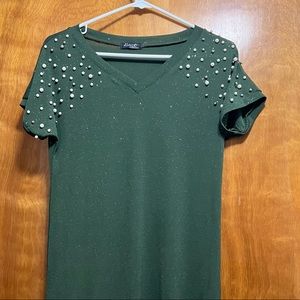 Green pearl shirt